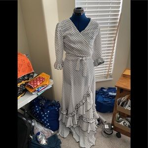 Flamenco white 2 piece outfit